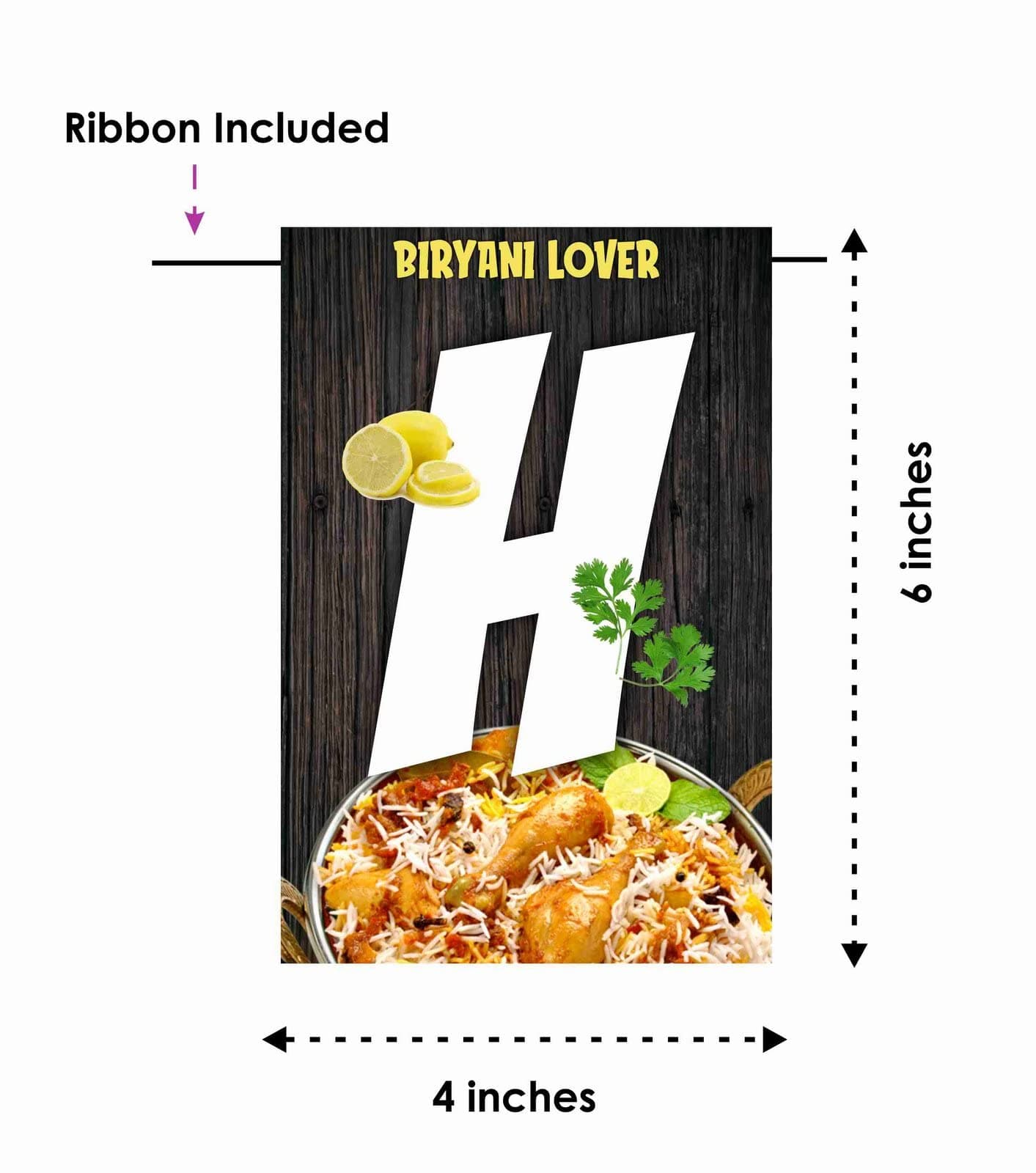 Balloonistics Biryani Theme Happy Birthday Banner Premium Cardstock Party Decorations Fun Desi Birthday Backdrop for Biryani Lovers Including Ribbon thumbnail 6