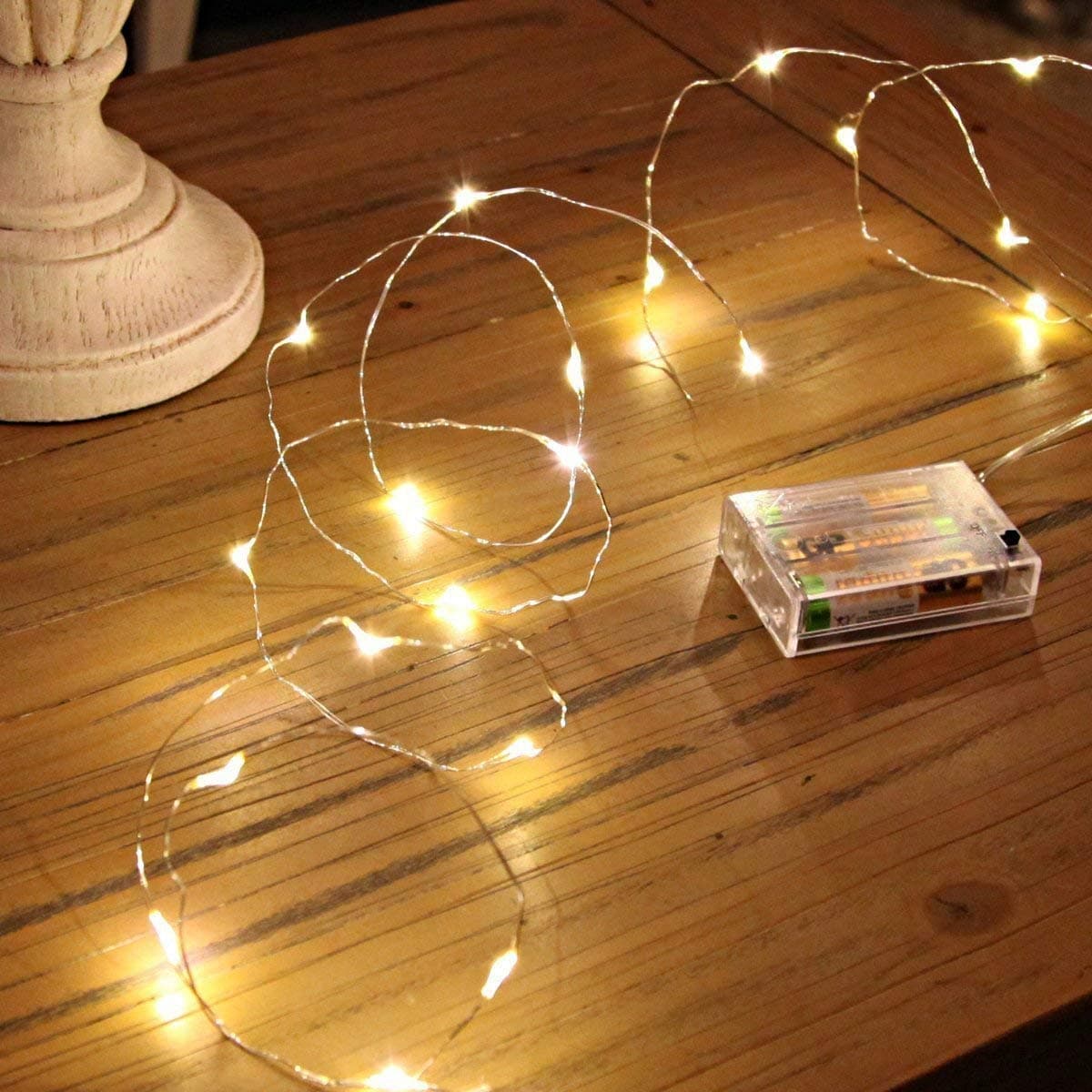 Balloonistics Battery Powered Copper Wire LED String Lights – 3M Fairy Lights for Bedroom, Diwali, Christmas & Party Decoration (Multicolour, Pack of 1) thumbnail 6