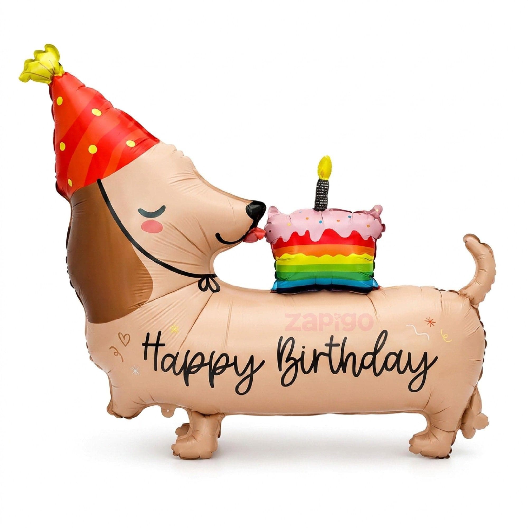 Balloonistics Dashhound Happy Birthday Balloon thumbnail 1