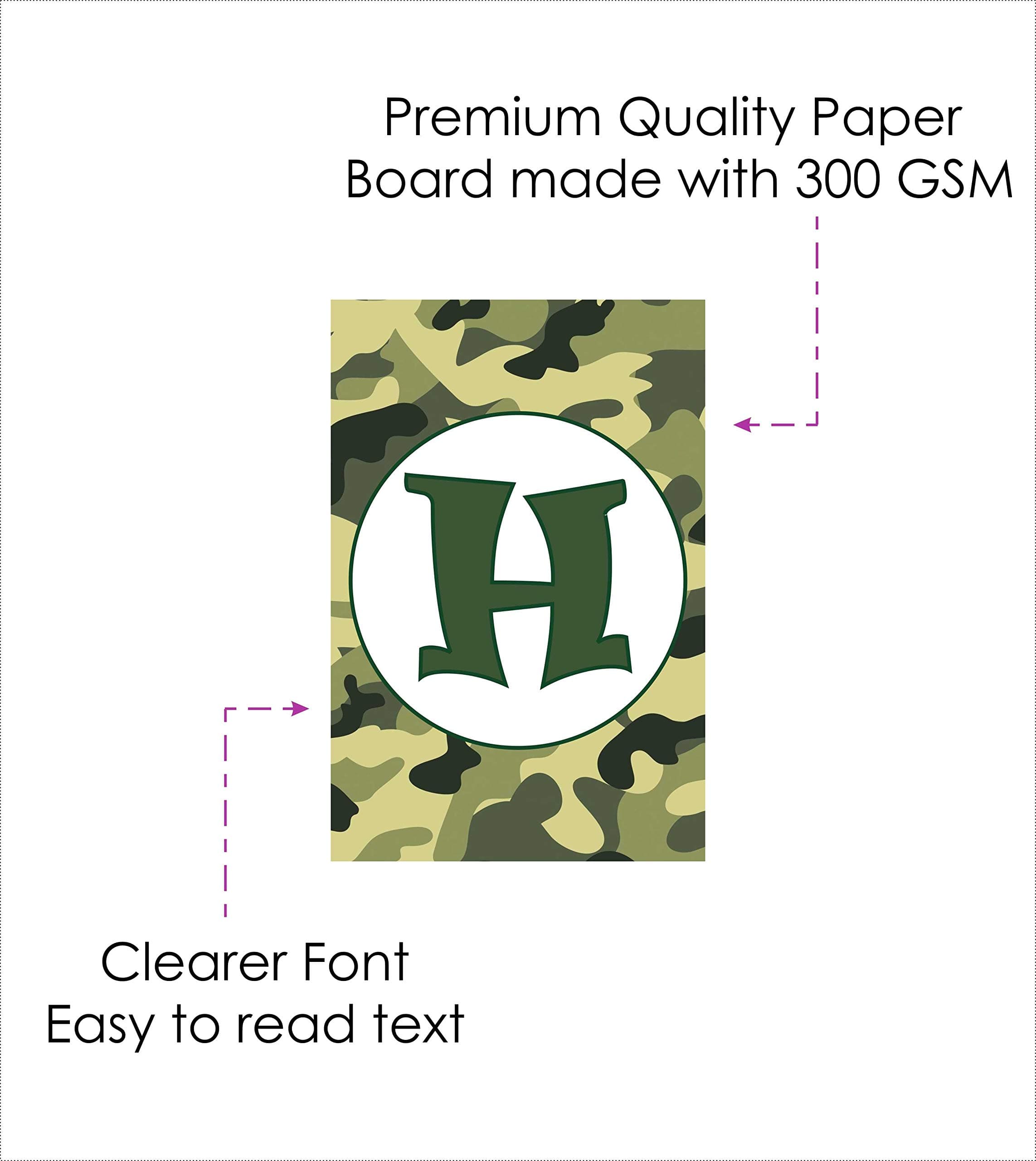 Balloonistics Camo Military Happy Birthday Banner – Army Soldier Combat Camouflage Bunting – Premium Cardstock Party Decoration for Military & Jungle Theme Birthdays thumbnail 5