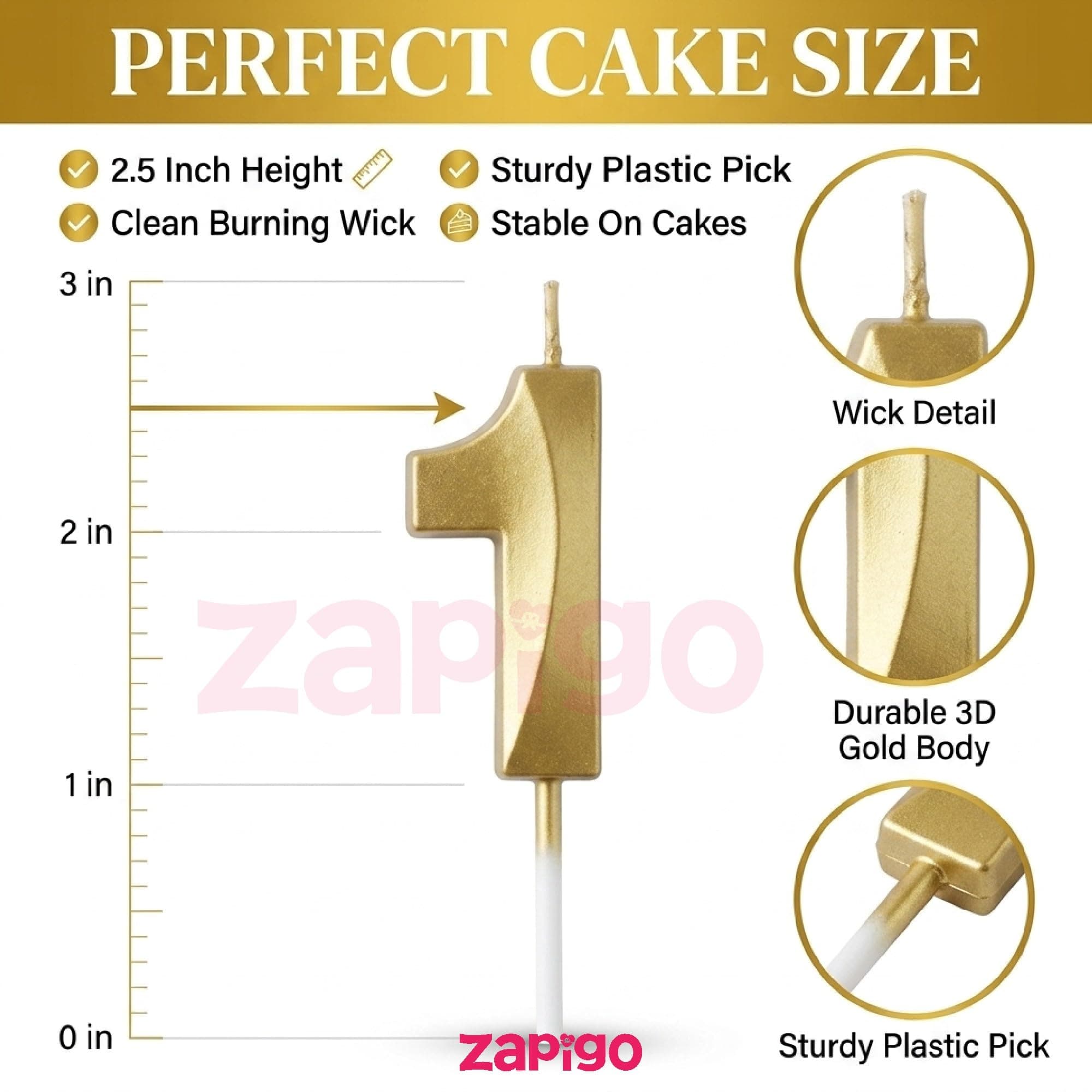 Balloonistics Gold 40-Inch Foil Number 21 Balloon with Matching Number Candle - Combo Set for 21st Birthday Decoration, Anniversary Party, Photo Booth Backdrop, Cake Table Decor thumbnail 6