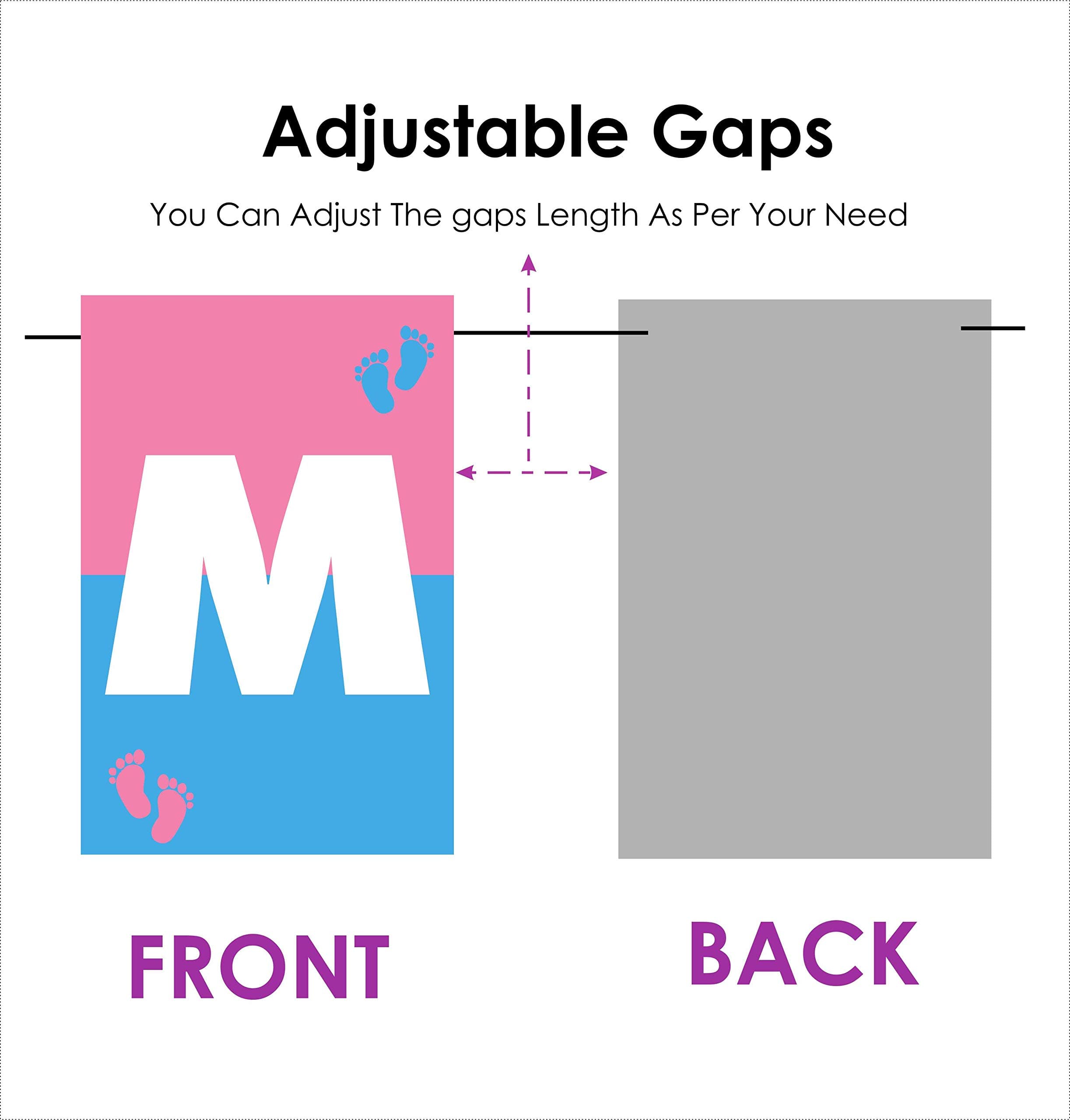Balloonistics Mom to Be Baby Shower Banner – Premium Cardstock Bunting for Baby Shower, Maternity & Pregnancy Announcement Party Decoration thumbnail 4