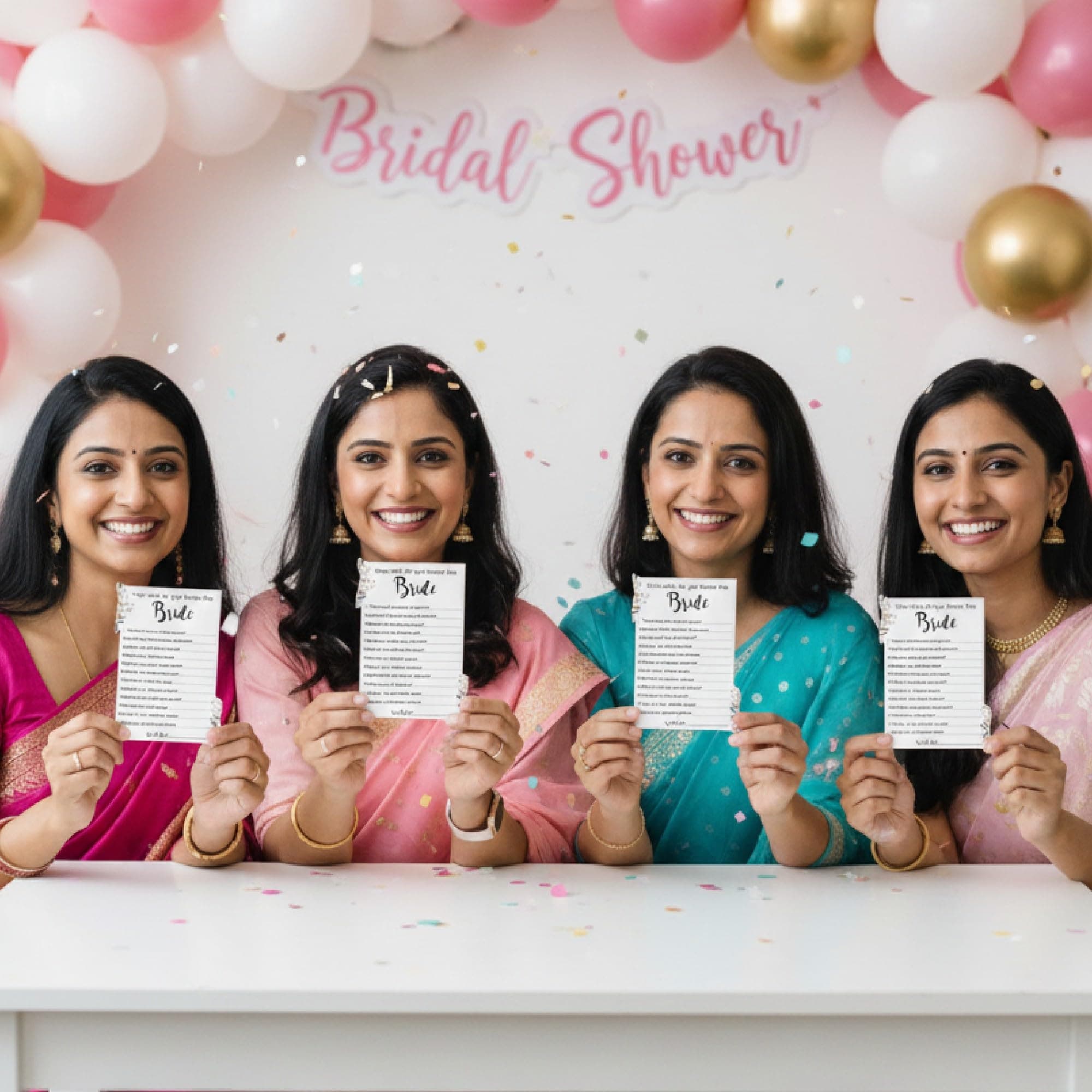 Balloonistics “How Well Do You Know the Bride?” Game Cards – Pack of 10 – Fun Interactive Bridal Shower & Bachelorette Party Activity – Premium Floral Cardstock thumbnail 4