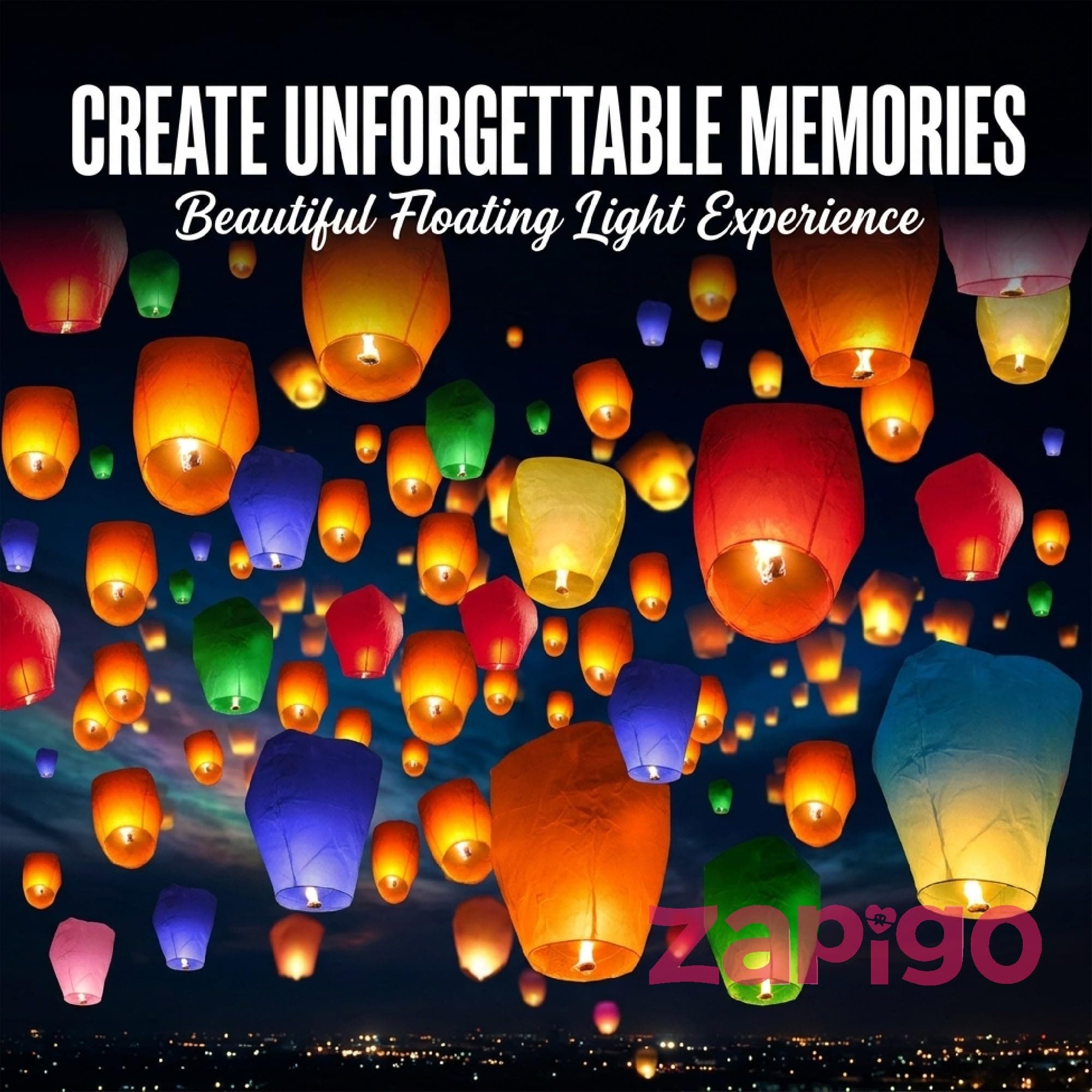 Balloonistics Sky Lantern Pack of 1 | Biodegradable Flying Paper Lantern for Weddings, Birthday Parties, Diwali, New Year & Celebration Decor | Easy Release Wish Lantern thumbnail 8