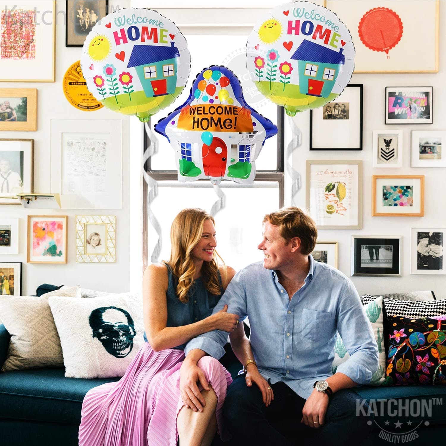 Balloonistics Welcome Home Foil Balloon – 19 Inch House Shaped Balloon for Housewarming, Welcome Baby at Home & Back from Hospital Party Decoration thumbnail 5