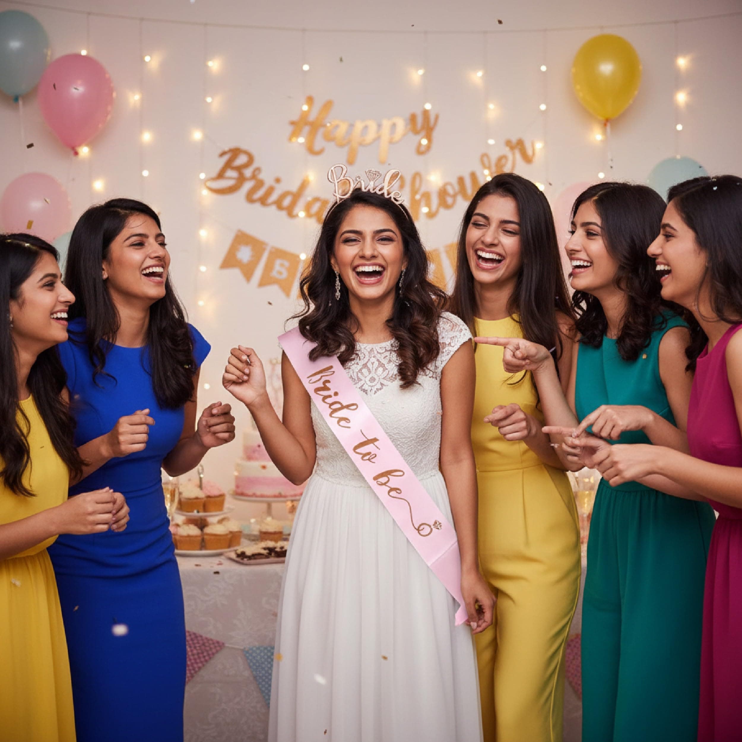 Balloonistics Bride to Be Decoration Kit – 2 Pcs Tiara & Pink Satin Sash – Premium Bridal Shower Props & Bachelorette Party Accessories thumbnail 3