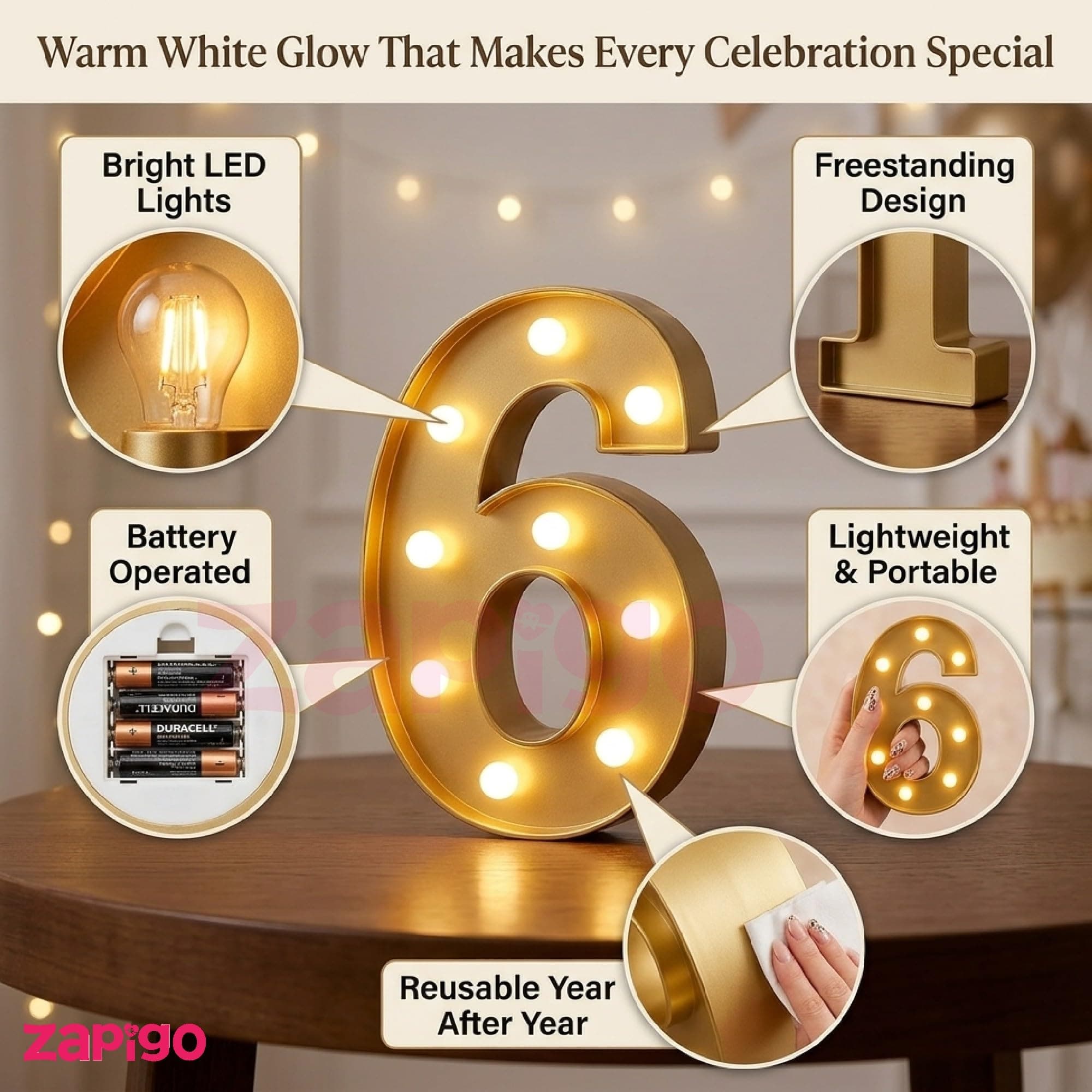 Balloonistics 55-Piece 6th Birthday Decoration Kit – Number 6 Foil Balloon, Happy Birthday Banner, Latex Balloons & Arch Tools for Party Room Decor, Balloon Arch, Photo Backdrop thumbnail 3