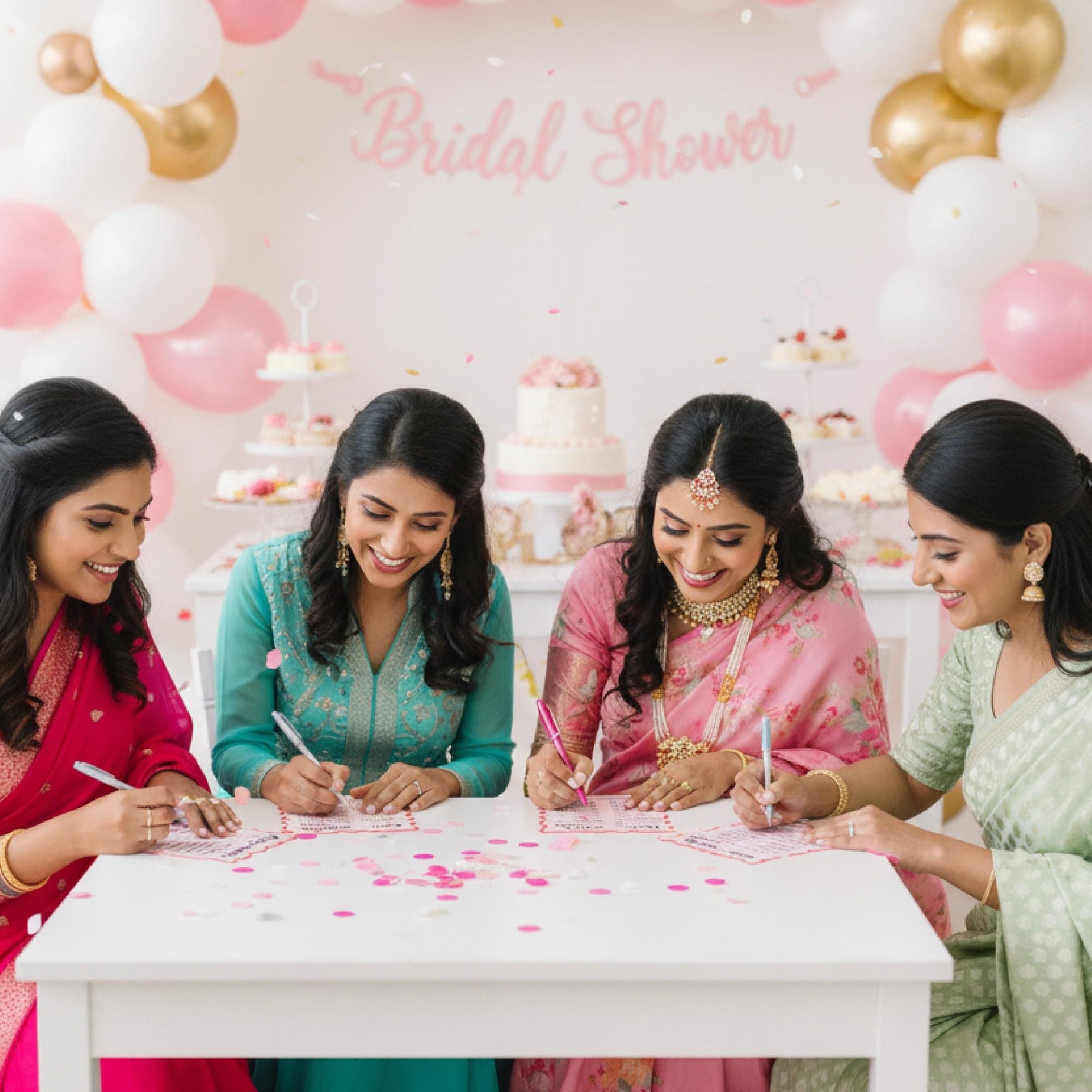 Balloonistics 2-in-1 Bridal Shower Game Cards – Pack of 10 Double-Sided Cards – “What’s on Your Phone?” & “Favourite Memory with the Bride” – Premium Pink Floral Bachelorette & Hens Party Supplies thumbnail 7