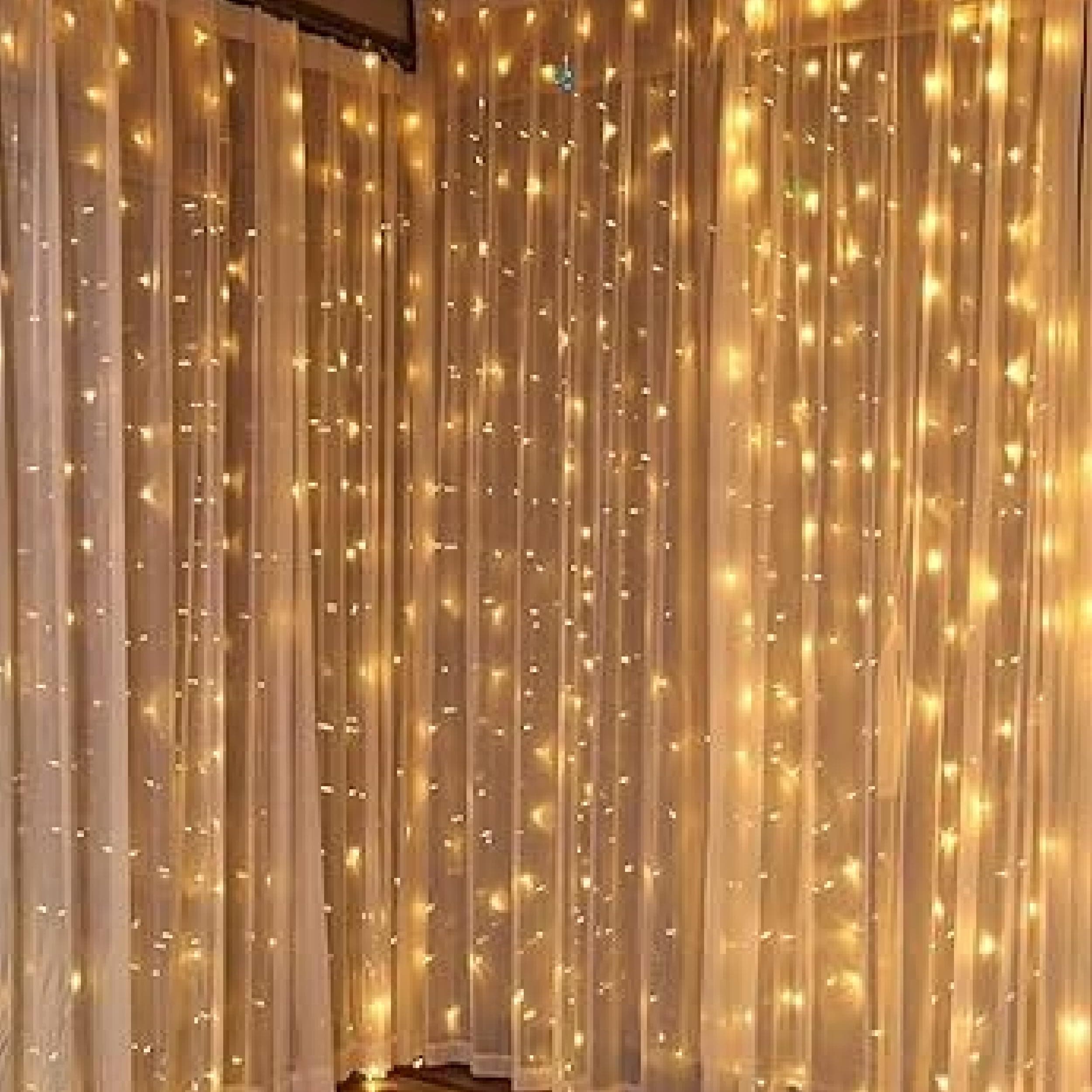 Balloonistics White Net Backdrop Decoration Kit – 4 Pcs Set with 2 Large Net Curtains & Ribbon – Premium Backdrop for Birthdays, Anniversaries & Weddings thumbnail 4
