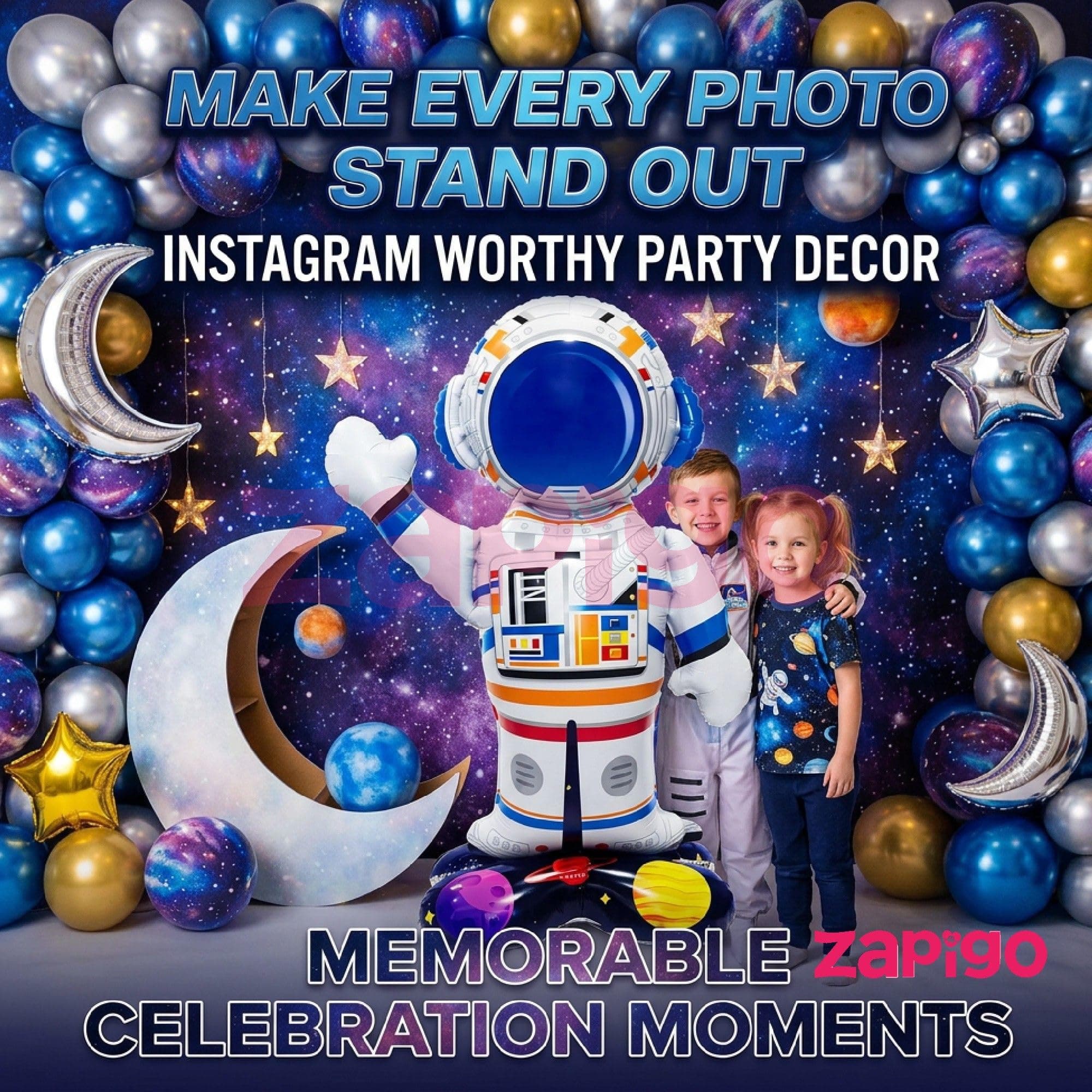 Balloonistics Astronaut Selfstand Large Foil Balloon thumbnail 5