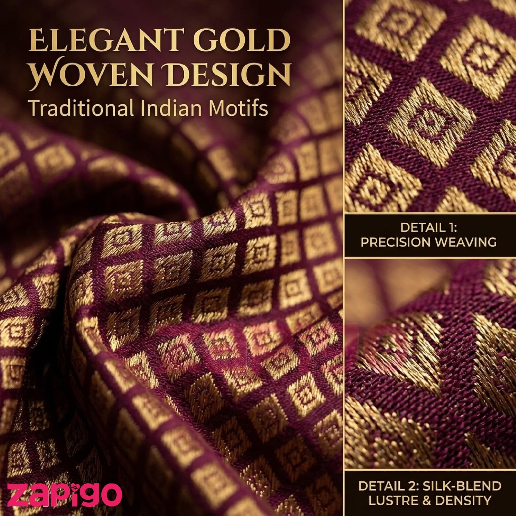 Habba Blouse Piece Set for Women, Silk Blend Fabric, Traditional Haldi Kumkum & Tambulam Return Gift for Weddings, Festivals, Varalakshmi Vratham, Navratri, Housewarming, Baby Shower - Pack of 5 thumbnail 8