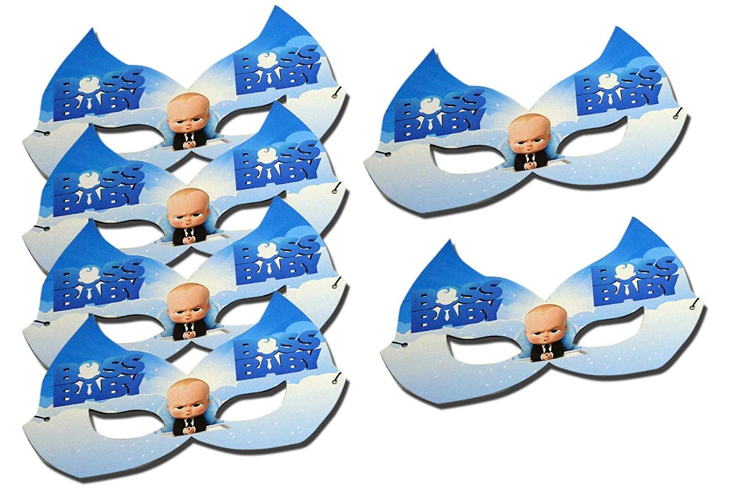 Balloonistics Kid's Baby Mask (Multicolour) - Pack of 10
