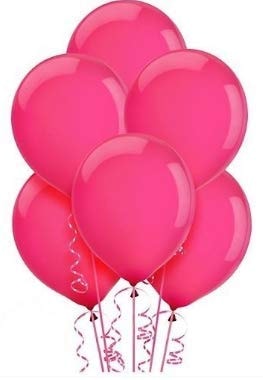 Balloonistics 10 Inch (Pack Of 50) Balloons for Birthday Decoration, Decoration for Weddings, Engagement, Baby Shower, 1st Birthday, Anniversary Party, Birthday Party supplies (Pink)