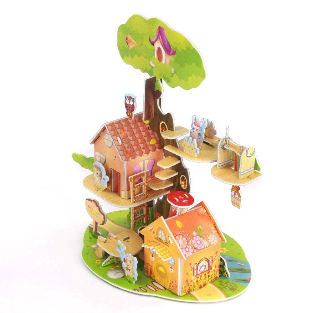 Balloonistics 3D Jungle Hut and Animals Making Puzzle Game for Kids/Children- Learning & Development Return Gift