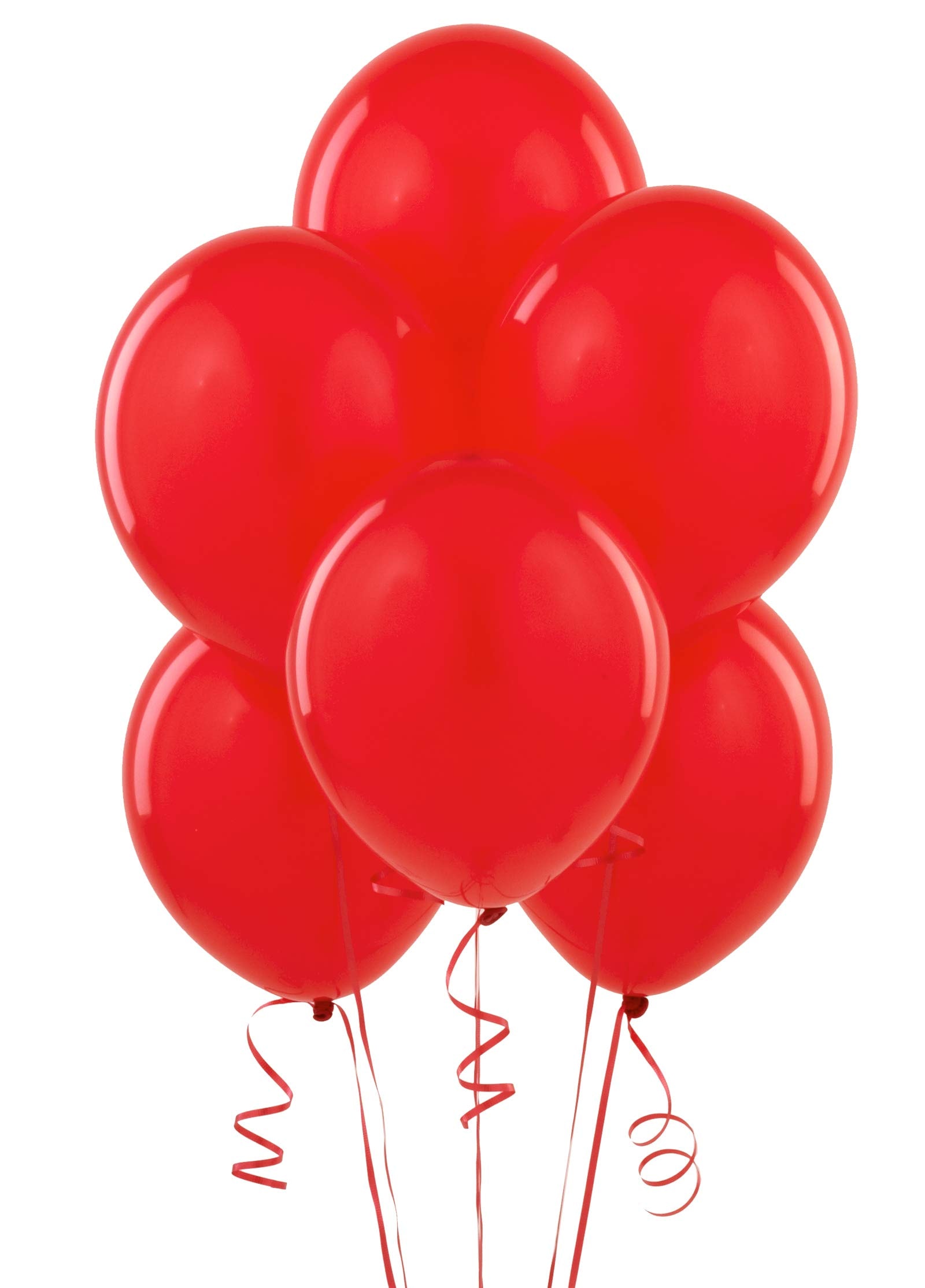 Balloonistics 25-Pack Red Latex Balloons – Solid Colour Balloons for Birthday, Valentine’s Day, Christmas & Vibrant Party Decoration